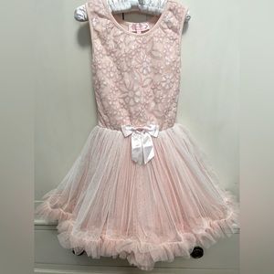 Popatu Girls Embellished Tulle Dress